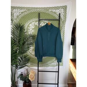 AKHG Alaskan Hardgear by Duluth Trading Co Teal Quarter Zip Pullover - Large